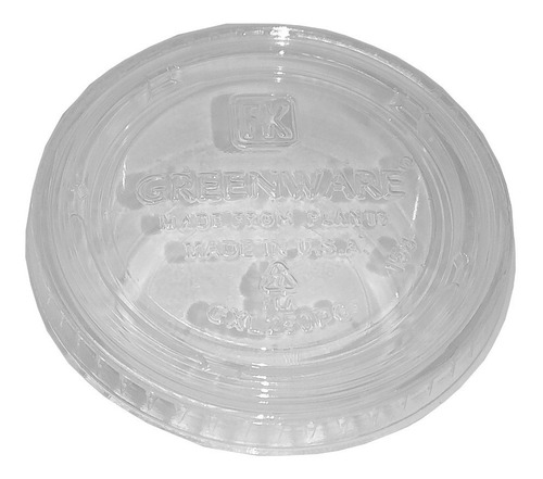 Imagen 3 de 8 de 200 Copas / Vasos Soufflé 2 Oz. Con Tapa Biodegradable Pla