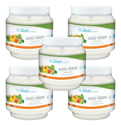 5 Pack Jugo Verde Shelo