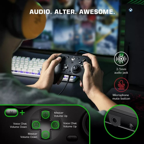 Controle Joystick Gamesir G7 Xbox - 2 Placas Frontais C/ Fio