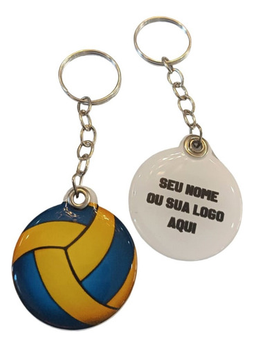 30 Chaveiro Bola Volei  Personalizado Lembrancinha Esportes