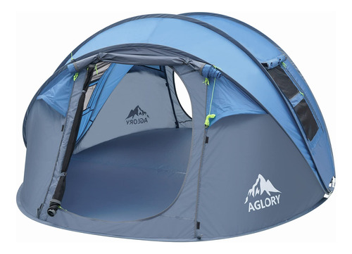 4-5person Easy Pop Up Tent,9.5x6.8x49'',automatic Setup,wa