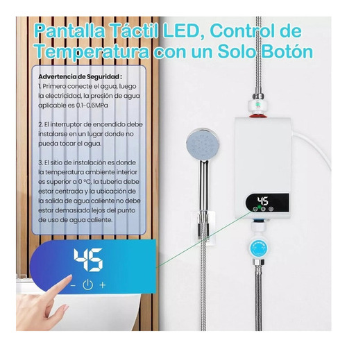 Calentadores De Agua Eléctricos Eléctricos Con Ajuste Táctil