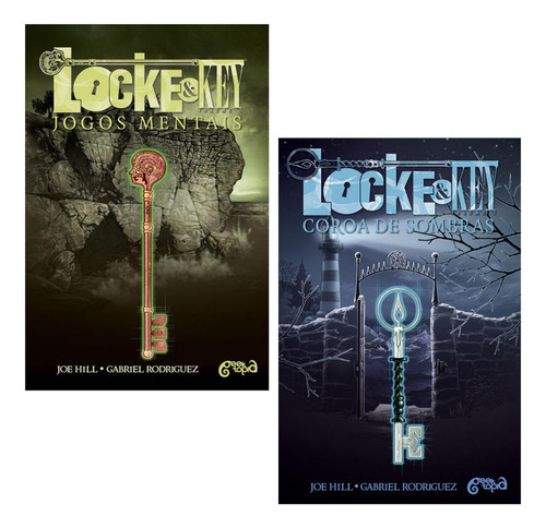 Coleção Locke & Key 2 Vol: Jogos Mentais + Coroa De Sombras (capa Dura), De Joe, Hill. Editorial Kit De Livros, Capa Mole Em