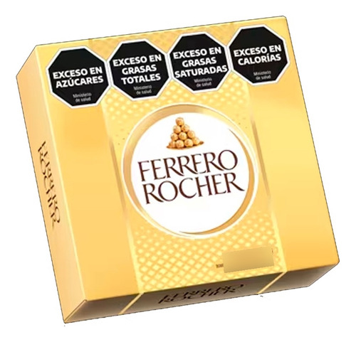 Bombones De Chocolate Rellenos 4u 50g Ferrero Rocher