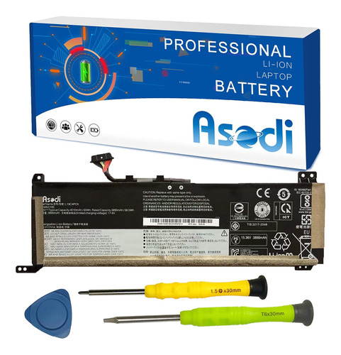 Asodi L19c4pc0 5b10w86196 60wh Bateria Para Portatil Compat