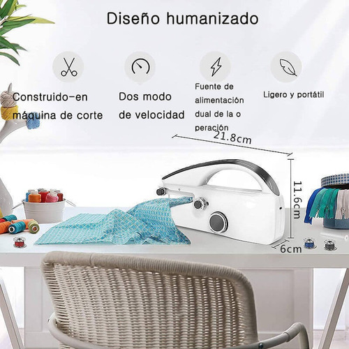 Aplicável A Mini Máquina Coser Mano Herramienta Portátil