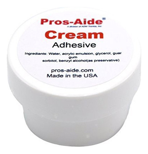 Pros-aide Cream Adhesive 1/2 Oz. Jar - Official Product Of A