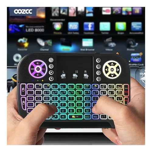 Mini Teclado Inalámbrico Diseño Ergonómico Con Touchpad