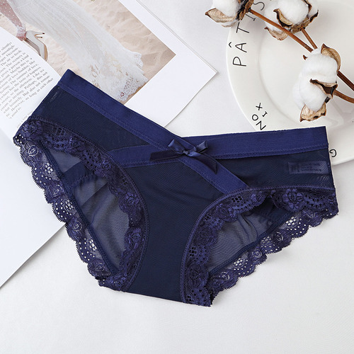 Calzoncillos De Encaje Hueco Transparente De 5 Piezas