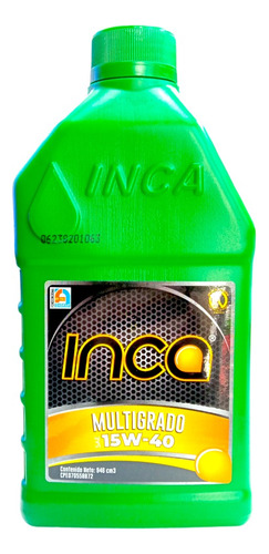 Aceite 15w40 Mineral Inca
