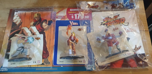 Ryu, Ken Y Bison 3 Figuras Planeta Deagostini