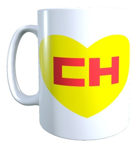 Taza Diseño Escudo Chapulin Colorado, Tazon Alta Calidad