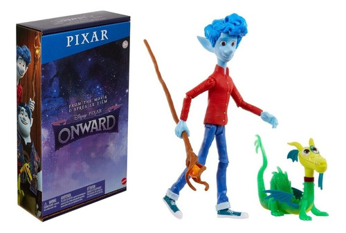 Figuras Disney Pixar Onward Ian+blazey Original Nuevo Mattel