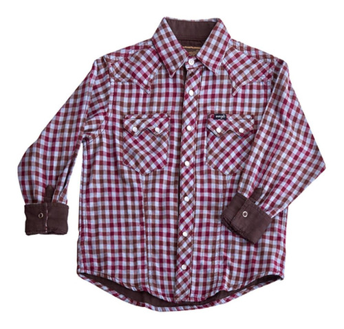 Camisa Vaquera Wrangler Juniors Manga Larga G19