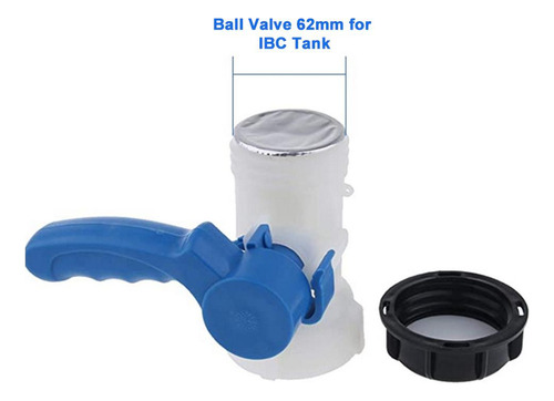 2 Adaptador De Válvula De Atornillable Para De Agua Dn40