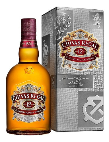 Whisky Chivas Regal 12 Años Con Estuche 500ml