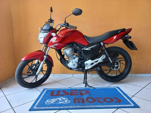 Imagem 7 de 10 de Honda Cg Fan 160 2021 Vermelha