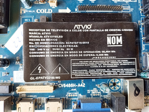 Main Atvio Atv3216iled Cv6486-a42 Servitec Newton 98 (Usado)