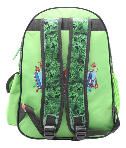 Mochila Espalda Escolar Minecraft Play 16 PuLG Cresko