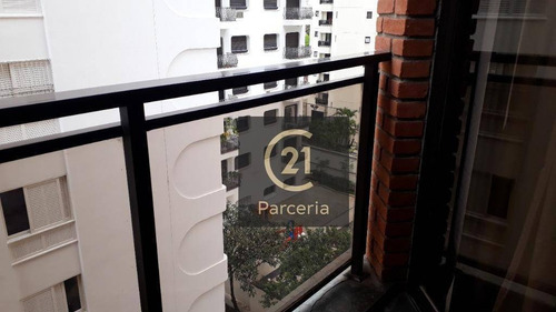 Imagem 12 de 15 de Flat Com 1 Dormitório À Venda, 41 M² Por R$ 400.000,00 - Moema - São Paulo/sp - Fl0185