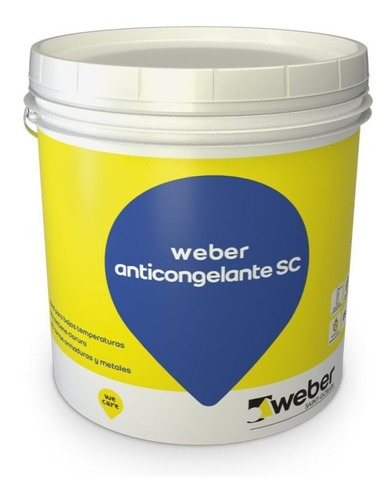 Weber Acelerante Anticongelante Sin Cloruro X 25 Kg