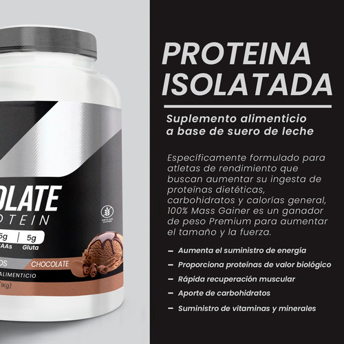Suplemento En Polvo Psn Whey Protein Mass Gainer 1 Kg Chocolate