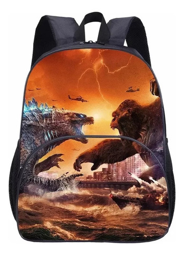 Mochilas Escolares Godzilla Vs Kong Para Estudiantes 2024
