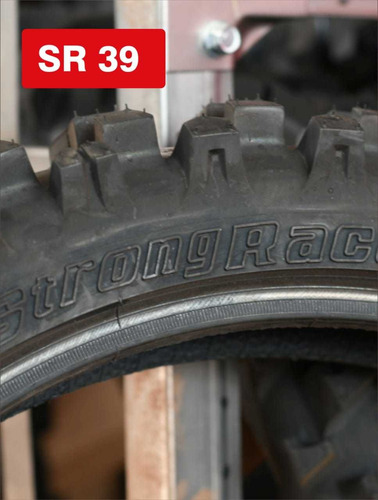 Cubierta Rinaldi 100/90 - 19 Sr 39 Trasera