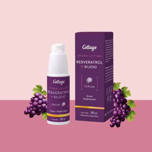 Kit X2 Antiage Resveratrol Silicio Crema + Sérum Collage