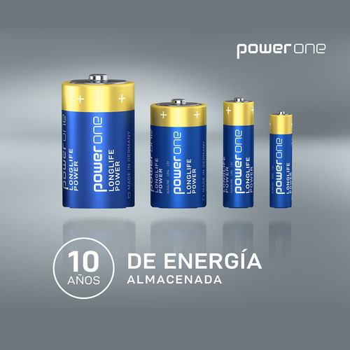Pilas Aaa Alcalinas Powerone 4 Unidades
