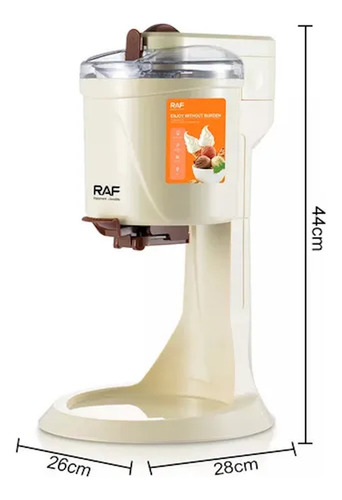 Maquina Para Hacer Helado Raf Ice Cream Machine 1.0l