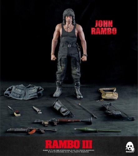 John Rambo 1/6 Sylvester Stallone Rambo Ill Threezero