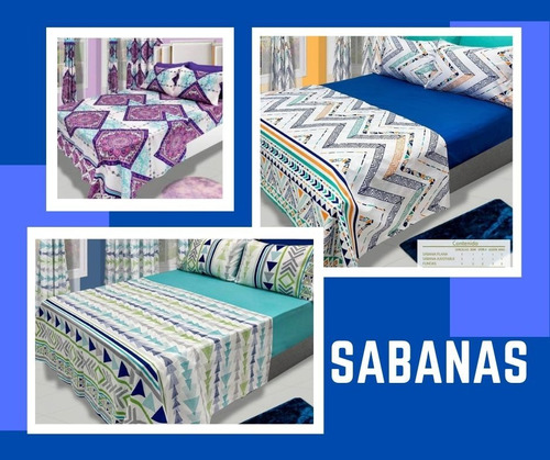 Juego De Sábanas Cama Doble