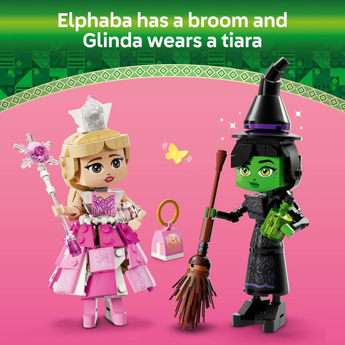 Lego Juguetes De Construcción Wicked Elphaba Y Glinda 75682 0 Versión Del Personaje