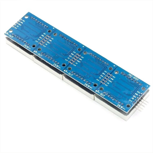 Módulo 4 X Matriz Led 8x8 Max7219, Para Arduino, Proyectos.