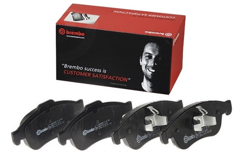 Kit Pastilhas Freio Brembo Dianteira E Traseira Sandero Rs