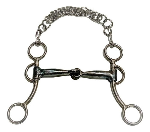 Freno Caballo Filete Pata Curva 15 Cm Acero Inoxidable 