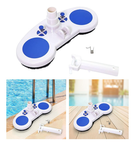 Piscina Estanque Fuente Limpiador Aspiradora Cepillo