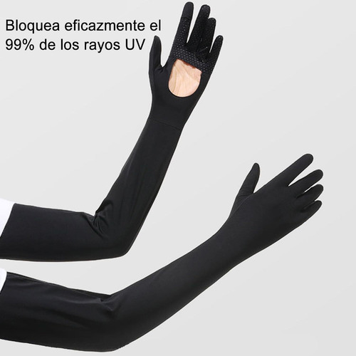 Upf50+ Guantes Largos,muñeca Brazo Ajustables,pantalla Tácti