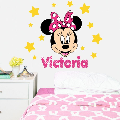 Adesivo Decorativo Minnie Charmosa Pequeno