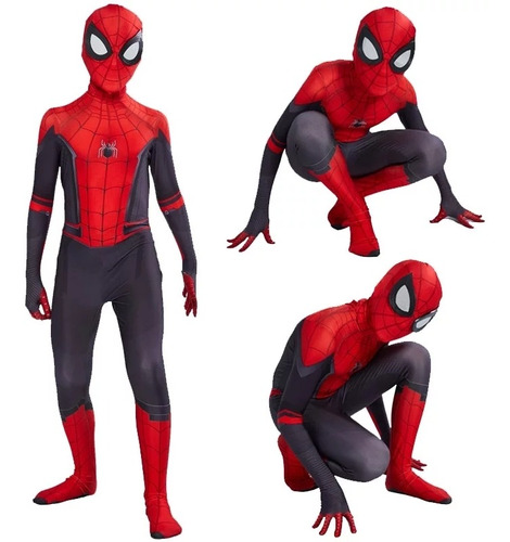 Imagen 1 de 2 de Disfraz Hombre Araña Spiderman  Niño Importado Lejos De Casa