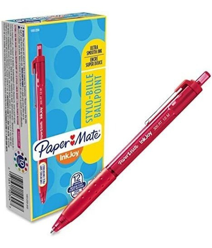 Lapiceras Paper Mate - Juego De Bolígrafos (12 Unidades), Co