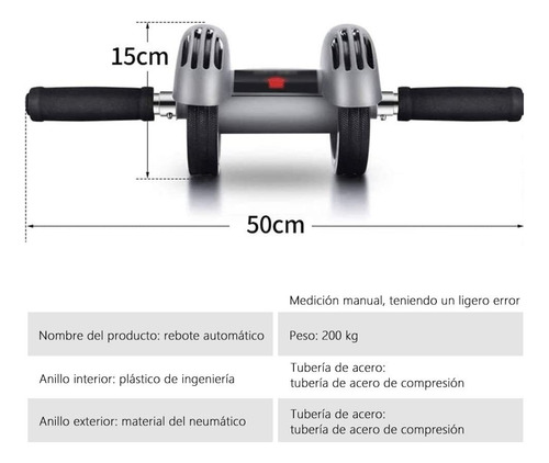 Rueda De Ejercicio Abdominal, Juego De Rodillos Abdominales