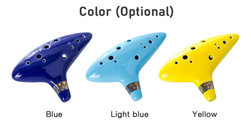 Instrumento Ocarina De 12 Agujeros Ocarina Portable Alto