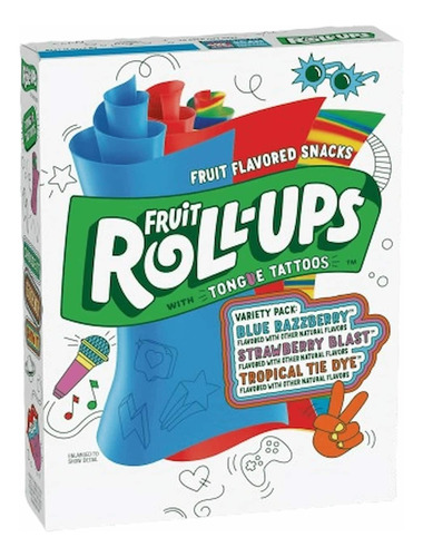 Fruit Roll-ups Snacks Sabor Fru - Kg a $3071