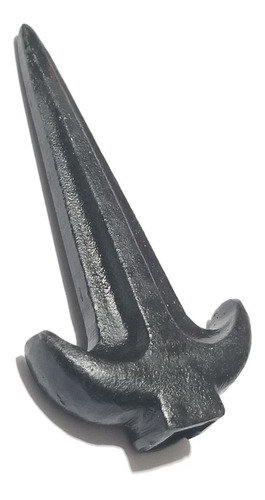 Accesorio De Reja Punta De Lanza Vikingo Grande1/2 Fundicion