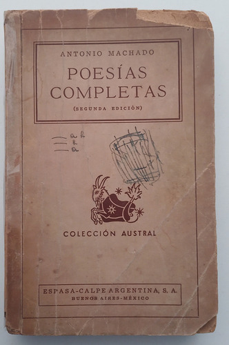 Poesias Completas 1899 - 1936 - Antonio Machado (Usado)