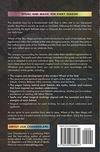 Wicca Wheel Of The Year Magic A Beginner S Guide To, De Chamberlain, Lisa. Editorial Createspace Independent Publishing Platform En Inglés