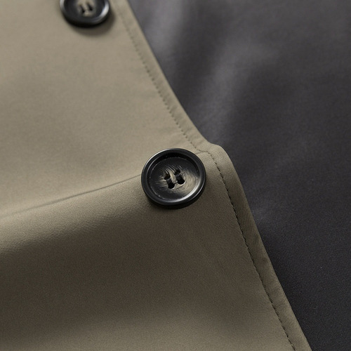 Blazer De Negocios Informal Con Cuello Alto Para Hombre