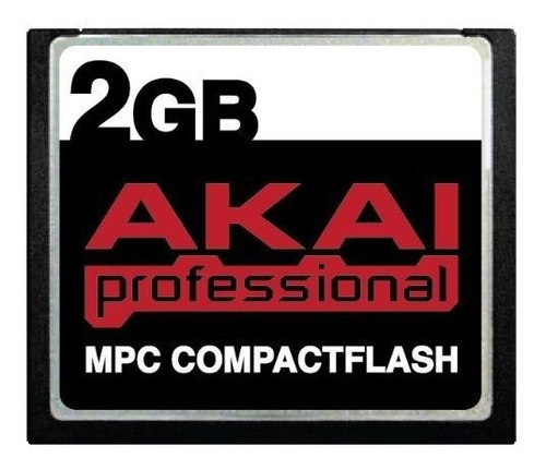 Tarjeta De Memoria Akai 2 Gb Mpc Compactflash Cf Para Mpc500